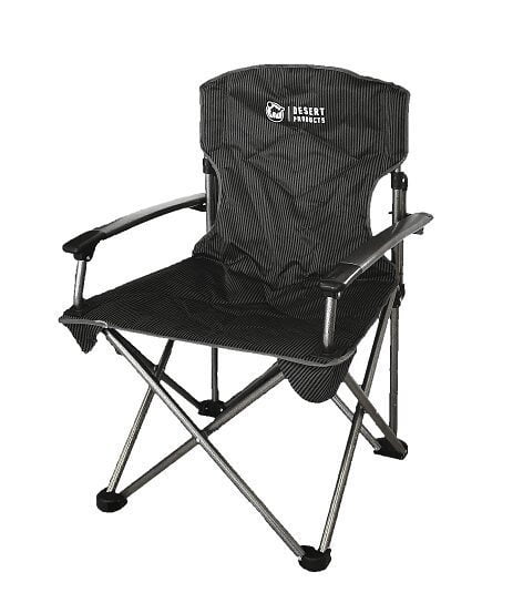 Desert Solid Arm Grey Chair