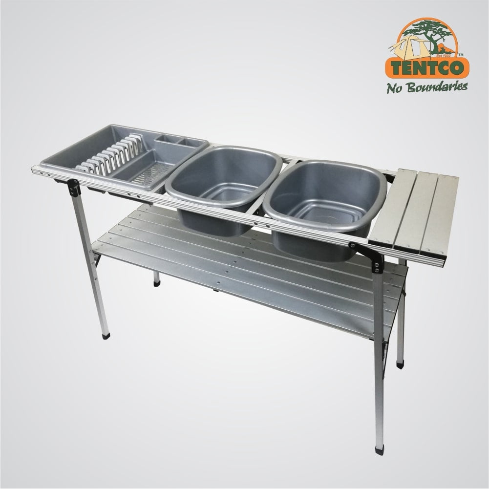 Tentco Foldable Double Dish Rack