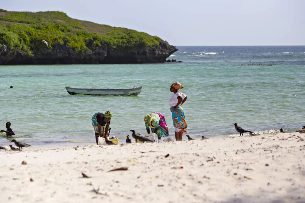 Woman on Watamu Beach