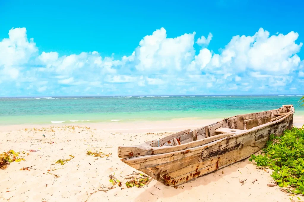 Wooden Fishermans Boat Diani Beach Kenya