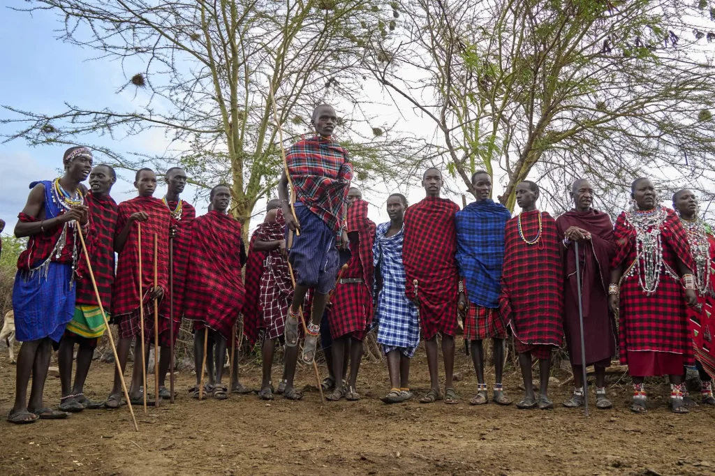 Maasai Men High Jump