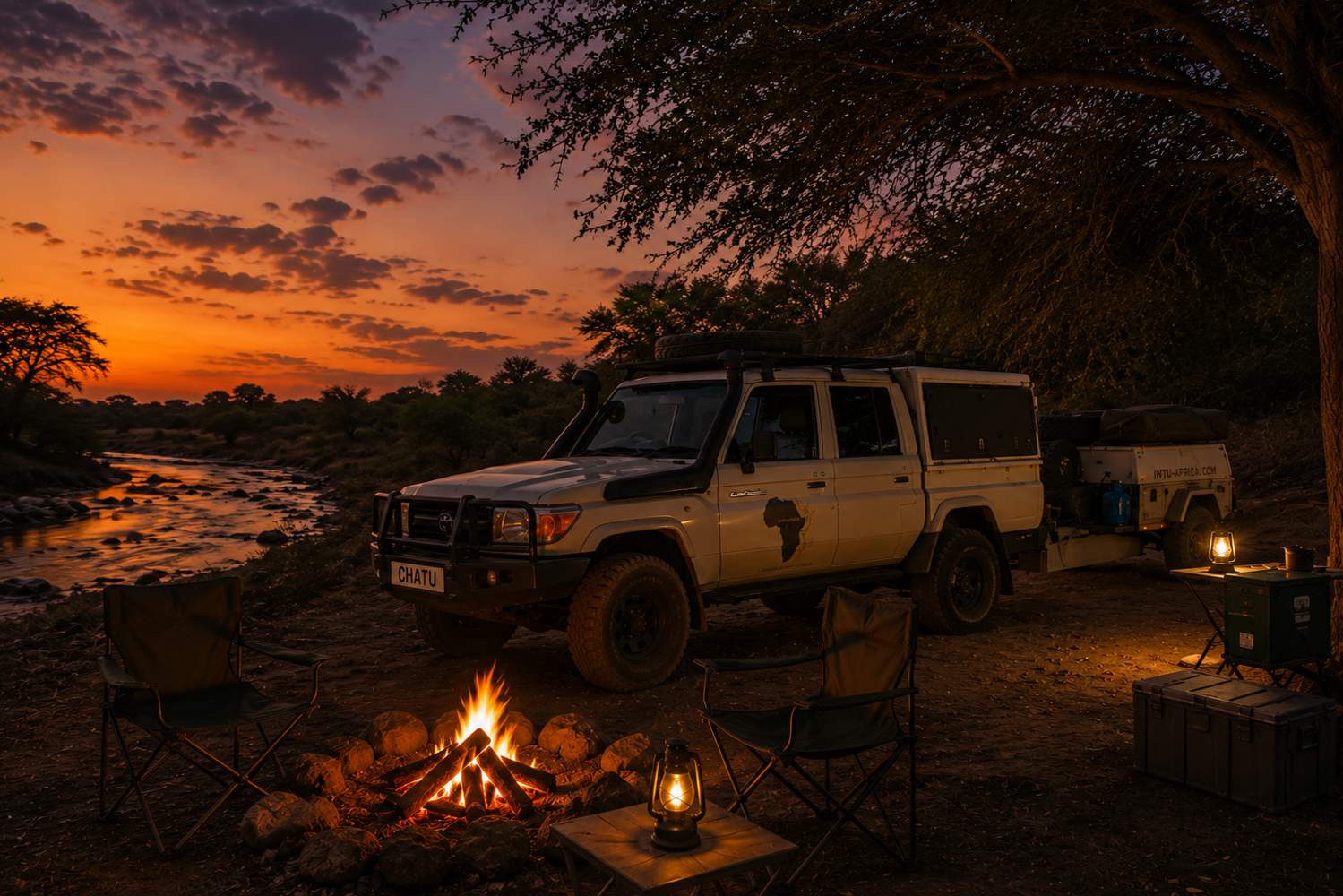 Chatu camping at night